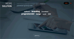Desktop Screenshot of mediasolution.cz