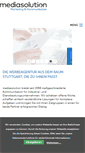Mobile Screenshot of mediasolution.de