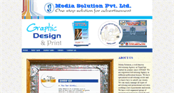 Desktop Screenshot of mediasolution.com.np