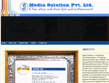 Tablet Screenshot of mediasolution.com.np