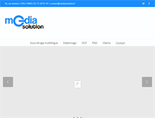 Tablet Screenshot of mediasolution.fr